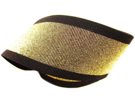 Guma 50mm tkana lurex czarno_złota