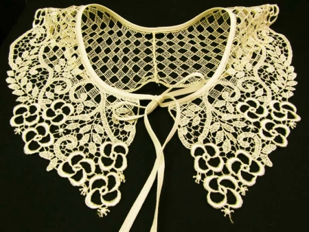 Kołnierzyk damski gipiurowy ecru