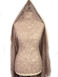 Koronka 150cm stabilna antyczny wrzos