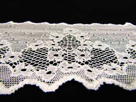 Wstawka 7,5cm elastyczna biała