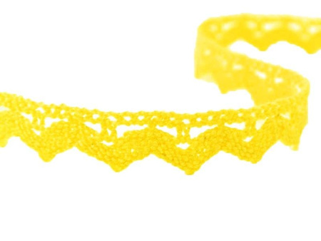 Koronka 1,4cm bawełniana żółta