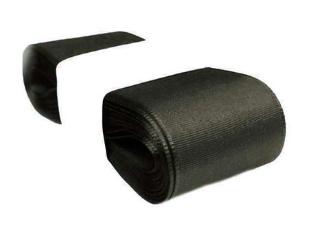 Wstążka 40mm tafta popiel grafitowy