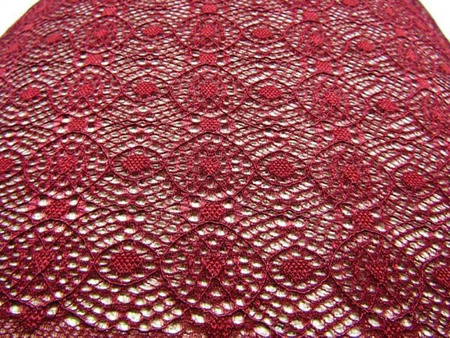 Koronka elastyczna bordo