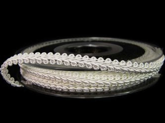 Taśma 0,6cm galonowa biała