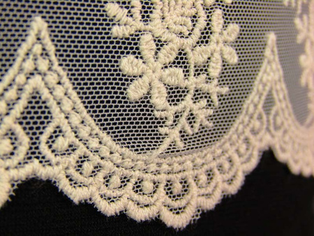 Koronka 7,5cm tiulowa natural