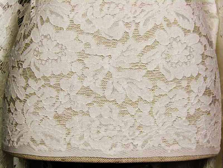 Koronka 150cm bawełnIano-wiskozowa ivory