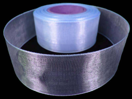 Wstążka 40mm organtyna błękitna