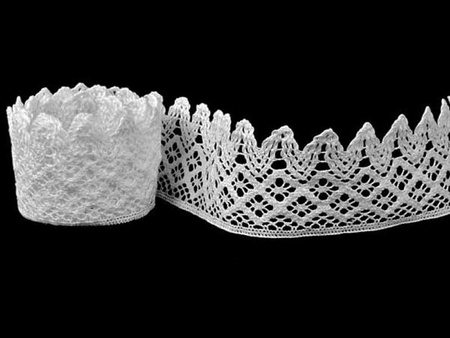 Koronka 5,4cm bawełniana biała