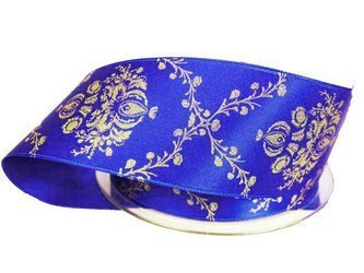 Wstążka 40mm atłas FESTIVE chaber