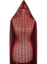 Koronka elastyczna bordo