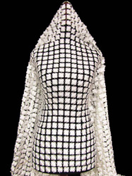 Tkanina 140cm gipiurowa PURE CHIC ivory