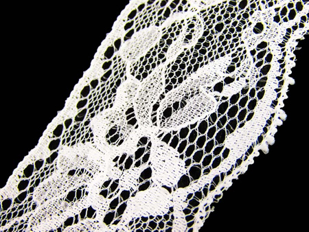 Koronka 5cm stabilna biała
