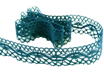 Koronka 2,7cm bawełniana morska
