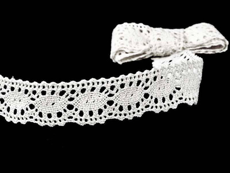 Koronka 3,2cm bawełniana biała