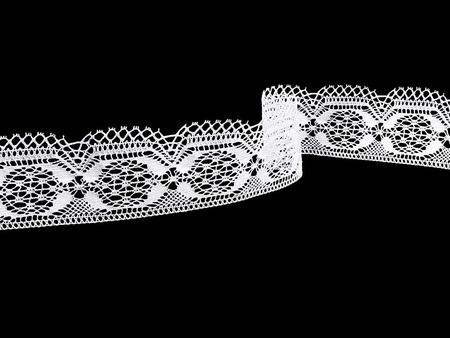 Koronka 4,3cm bawełniana biała