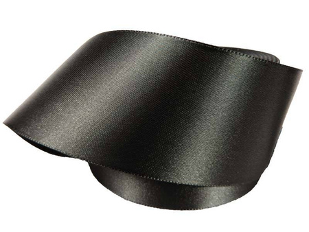 Wstążka 50m atłas grafit