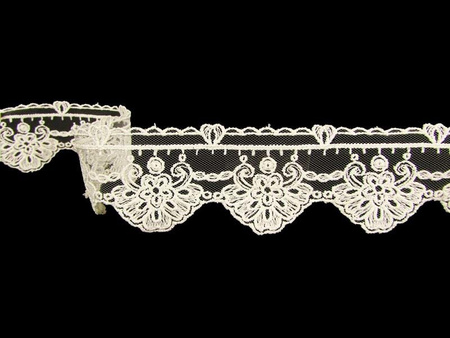 Koronka 5cm tiulowa ecru
