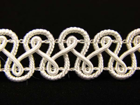 Taśma 1,3cm galonowa biała