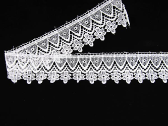 Koronka 7cm gipiurowa biała