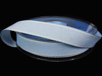 Taśma 15mm tkana DENIM błękitna