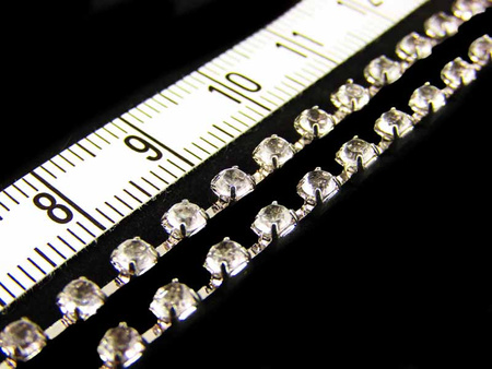 Taśma 3mm łańcuszek cyrkonia