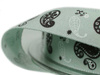 Wstążka 15mm tafta PAISLEY zielona szałwia