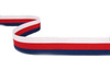 Taśma 20mm ryps LAMPAS biało-czerwono-granatowa