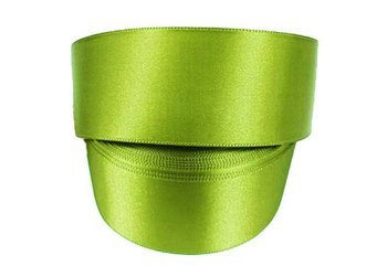Wstążka 40mm atłas oliwka