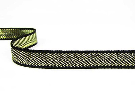 Taśma 16mm tkana JODEŁKA czarna