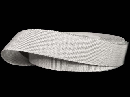 Wstążka 20mm tafta RUSTIC jasny popiel