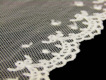 Koronka 6,5cm tiulowa ivory