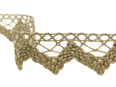 Koronka 3,3cm bawełniana beż