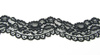 Koronka 8cm stabilna czarna