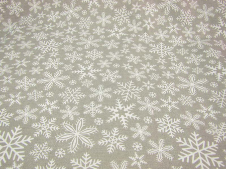 Płótno bawełniane śnieżka popiel