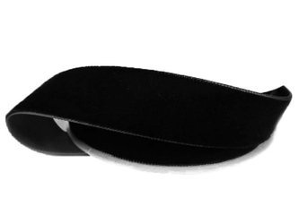 Aksamitka 25mm czarna