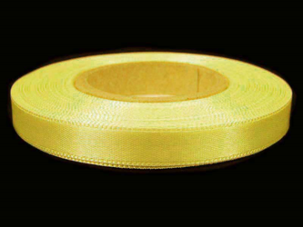 Wstążka 10mm atłas bladożółta