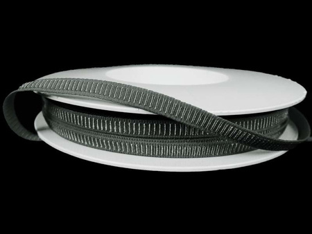 Taśma 5mm elastyczna ryps popiel