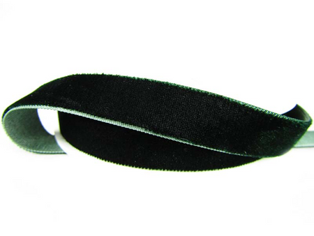 Aksamitka 16mm ciemnozielona