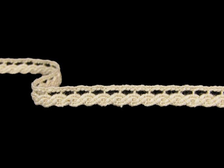 Koronka 0,6cm bawełniana naturalna