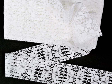 Wstawka 5,4cm bawełniana biała