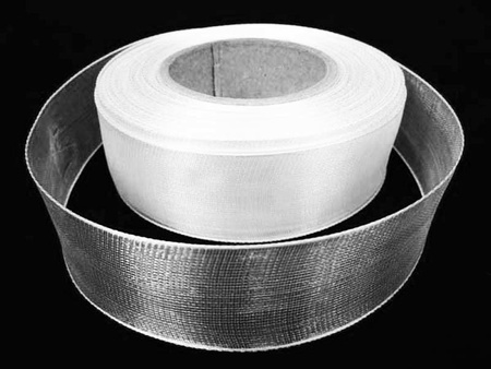 Wstążka 25mm organtyna biała