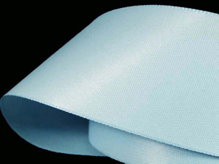 Wstążka 40mm atłas mat niebieska