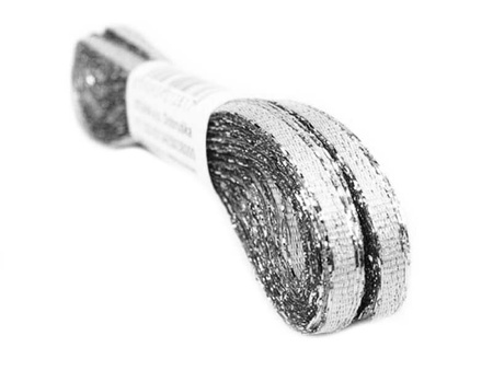 Wstążka 3mm lurex srebrna