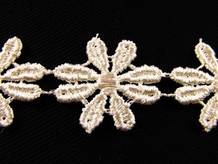 Wstawka 2,5cm gipiurowa KWIAT natural