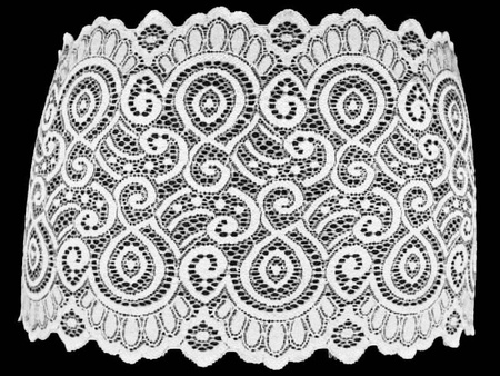 Wstawka 17cm elastyczna bardzo jasny popiel