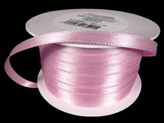 Wstążka 5mm atłas jasny róż
