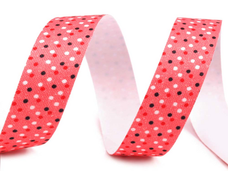 Taśma 15mm samoprzylepna KROPKI koral
