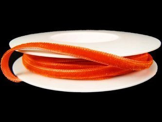 Aksamitka 5mm ciemnopomarańczowa