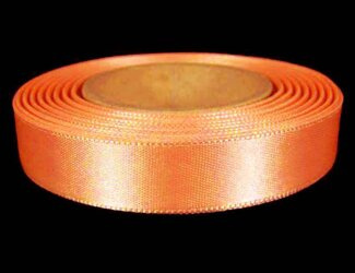 Wstążka 15mm atłas łosoś