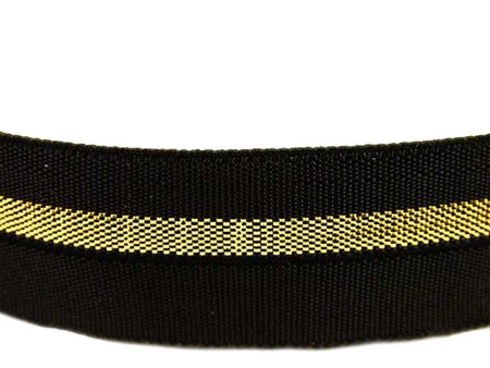 Lamówka 2cm elastyczna LAMPAS czarno_złota